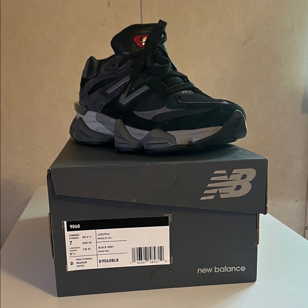 New Balance Black and Gray Athletic Shoes